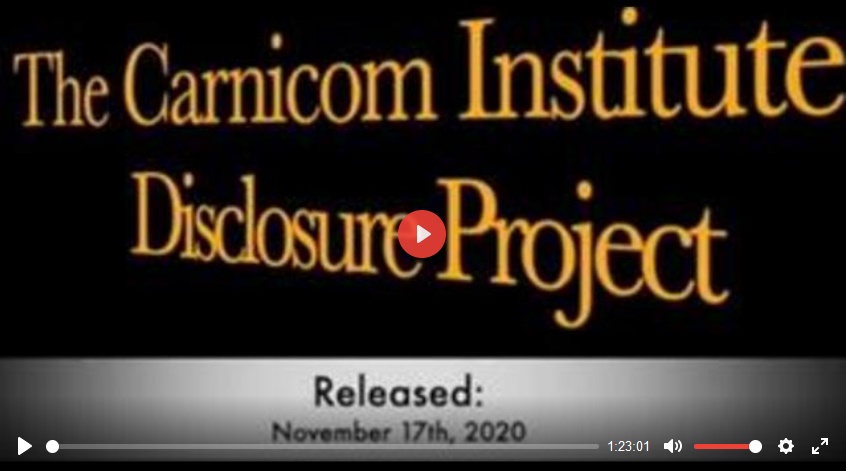 YouTube Removes Carnicom Institute Disclosure Project